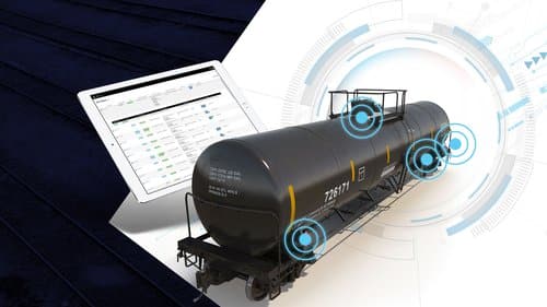 Digital monitoring of railway tank car systems.